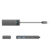 Orico Hub USB-C - 2x USB-A 3.0 + 2x USB-C 3.0 - czarny - 1486496 - zdjęcie 2